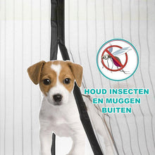 Afbeelding in Gallery-weergave laden, Magnetische hordeur met full-frame klittenband