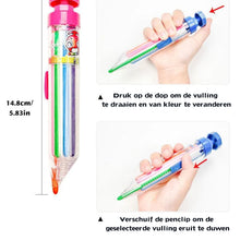 Afbeelding in Gallery-weergave laden, 8 in 1 kleur potloden