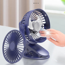 Afbeelding in Gallery-weergave laden, Clip Type USB Oplaadbare Mini Elektrische Ventilator