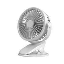 Afbeelding in Gallery-weergave laden, Clip Type USB Oplaadbare Mini Elektrische Ventilator