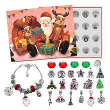 Afbeelding in Gallery-weergave laden, 24 dagen countdown kalender DIY kralen blinde doos kerst armband cadeau