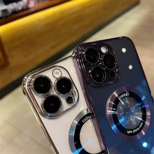 Afbeelding in Gallery-weergave laden, Transparante magnetische iPhone-hoes