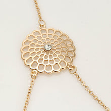 Afbeelding in Gallery-weergave laden, Uitgesneden Bloem Dream Catcher Armband Ring