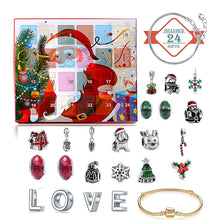 Afbeelding in Gallery-weergave laden, 24 dagen countdown kalender DIY kralen blinde doos kerst armband cadeau