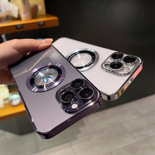 Afbeelding in Gallery-weergave laden, Transparante magnetische iPhone-hoes