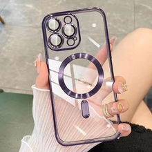 Afbeelding in Gallery-weergave laden, Transparante magnetische iPhone-hoes