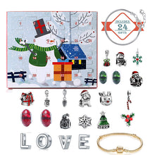 Afbeelding in Gallery-weergave laden, 24 dagen countdown kalender DIY kralen blinde doos kerst armband cadeau