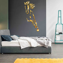 Afbeelding in Gallery-weergave laden, 3D acryl galopperend paard wanddecoratie