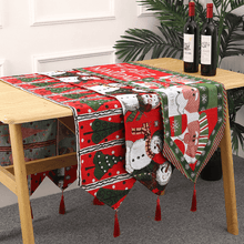 Afbeelding in Gallery-weergave laden, Kerstmis Handgemaakt Tafelkleed Decoratie
