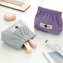 Afbeelding in Gallery-weergave laden, Corduroy elastische haarband organisator