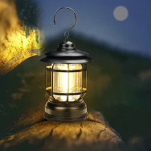 Afbeelding in Gallery-weergave laden, Draagbare retro-kampeer lamp