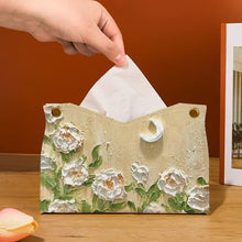 Afbeelding in Gallery-weergave laden, Weefseldoos met olieverf print