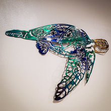 Afbeelding in Gallery-weergave laden, Metalen ornamenten voor zeedieren - cadeau voor natuurliefhebbers
