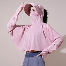 Afbeelding in Gallery-weergave laden, Ice silk windjack met uv-bescherming en capuchon