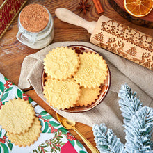 Afbeelding in Gallery-weergave laden, 🍪Kerst houten deegrollers