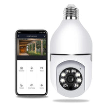 Afbeelding in Gallery-weergave laden, Opsporende draadloze 360° panoramische automatisch lichtcamera