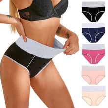 Afbeelding in Gallery-weergave laden, Nieuwe grote maten katoenen slip met hoge taille