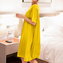 Afbeelding in Gallery-weergave laden, Super Soft Comfortable Short Sleeve Loose Pajama Dress
