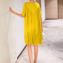 Afbeelding in Gallery-weergave laden, Super Soft Comfortable Short Sleeve Loose Pajama Dress