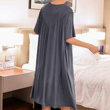 Afbeelding in Gallery-weergave laden, Super Soft Comfortable Short Sleeve Loose Pajama Dress