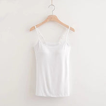 Afbeelding in Gallery-weergave laden, Losvallende tanktop met ingebouwde BH