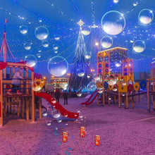 Afbeelding in Gallery-weergave laden, Draagbare vuurwerk bubbelmachine