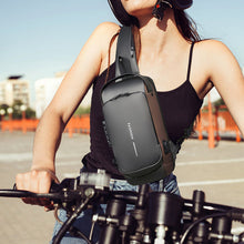 Afbeelding in Gallery-weergave laden, USB-opladen Sport Sling Anti-diefstal schoudertas