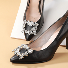 Afbeelding in Gallery-weergave laden, Afneembare strass hoge hak schoenen gesp