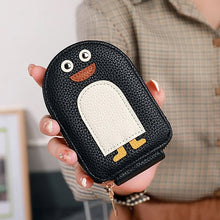 Afbeelding in Gallery-weergave laden, 🐧Schattige Pinguïns PU Credit Card Munten Portemonnee
