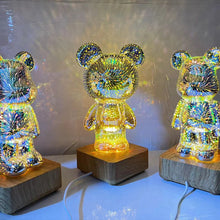 Afbeelding in Gallery-weergave laden, 3D Fireworks Bear Lights
