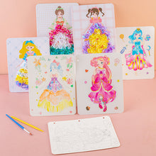 Afbeelding in Gallery-weergave laden, Oneindige droom uit de kindertijd hand beschilderd