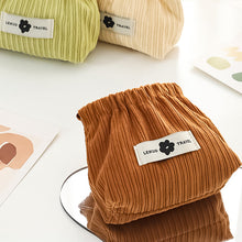 Afbeelding in Gallery-weergave laden, Corduroy elastische haarband organisator