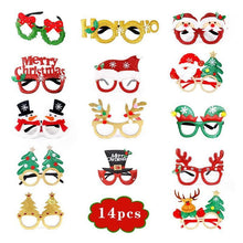 Afbeelding in Gallery-weergave laden, Kerst Bril Frame (14stuks)