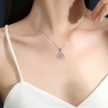 Afbeelding in Gallery-weergave laden, Glittrande Zirconia Heart Halsband