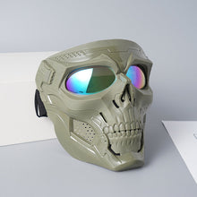 Afbeelding in Gallery-weergave laden, Skull Goggle rijmasker