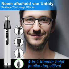 Afbeelding in Gallery-weergave laden, 4 in 1 elektrische neushaartrimmer