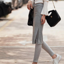 Afbeelding in Gallery-weergave laden, Winter thermische vlies legging met rok