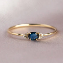 Afbeelding in Gallery-weergave laden, Art Deco Geboortesteen Ring