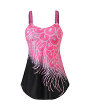 Afbeelding in Gallery-weergave laden, Peacock pattern swim skirt