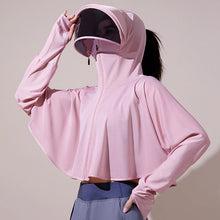 Afbeelding in Gallery-weergave laden, Ice silk windjack met uv-bescherming en capuchon