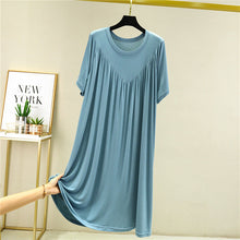 Afbeelding in Gallery-weergave laden, Super Soft Comfortable Short Sleeve Loose Pajama Dress