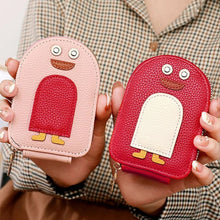Afbeelding in Gallery-weergave laden, 🐧Schattige Pinguïns PU Credit Card Munten Portemonnee