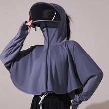 Afbeelding in Gallery-weergave laden, Ice silk windjack met uv-bescherming en capuchon