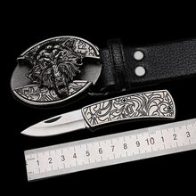 Afbeelding in Gallery-weergave laden, Mode punk lederen riem voor heren