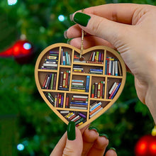 Afbeelding in Gallery-weergave laden, Boek Lovers Hart Ornament