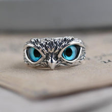 Afbeelding in Gallery-weergave laden, Demon Eye Uil Ring Verstelbaar