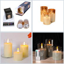 Afbeelding in Gallery-weergave laden, 🕯️Realistisch LED-licht van 3D-glas
