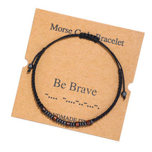 Afbeelding in Gallery-weergave laden, Morse code paar armband