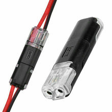 Afbeelding in Gallery-weergave laden, Dubbeldraads insteek connector met vergrendelingsgesp