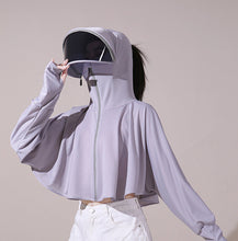 Afbeelding in Gallery-weergave laden, Ice silk windjack met uv-bescherming en capuchon
